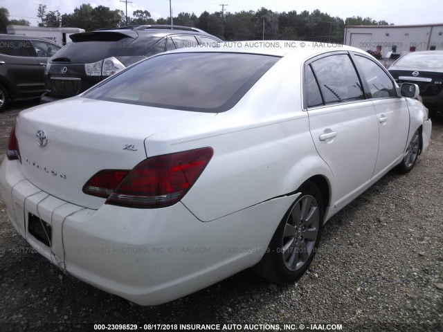 4T1BK3DB7AU354555 - 2010 TOYOTA AVALON XL/XLS/LIMITED WHITE photo 4