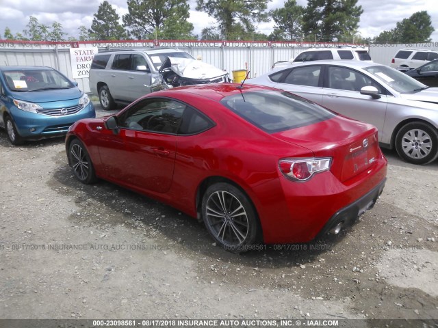 JF1ZNAA15D1718915 - 2013 TOYOTA SCION FR-S RED photo 3