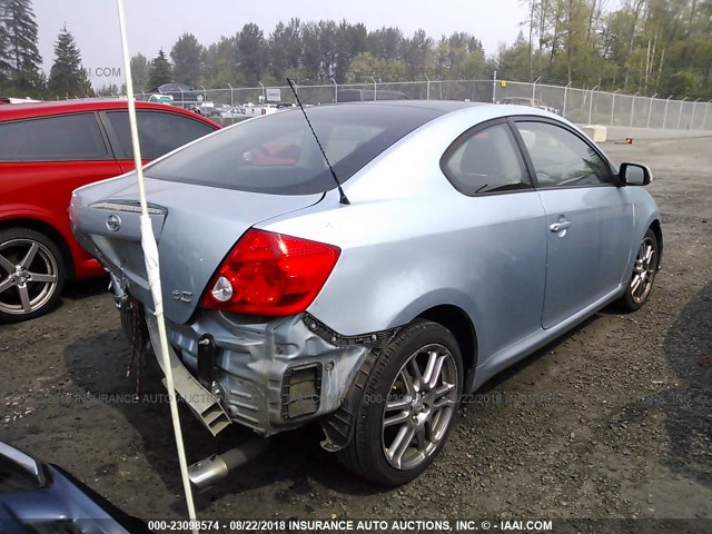 JTKDE177060116120 - 2006 TOYOTA SCION TC 浅蓝色 照片 4