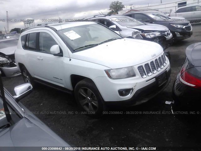 1C4NJDEB5GD707294 - 2016 JEEP COMPASS LATITUDE თეთრი ფოტო 1