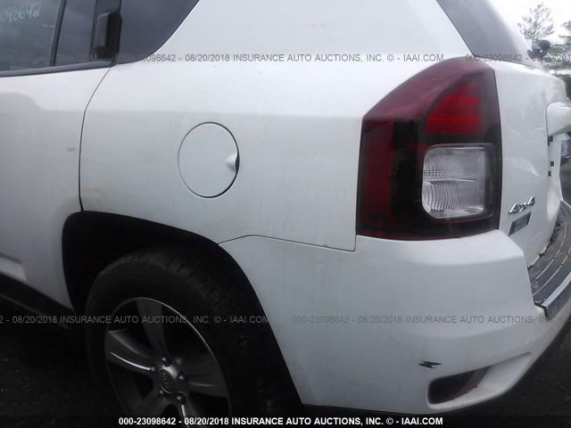 1C4NJDEB5GD707294 - 2016 JEEP COMPASS LATITUDE თეთრი ფოტო 6