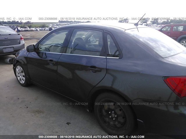 JF1GE61618G522585 - 2008 SUBARU IMPREZA 2.5I GRAY photo 6