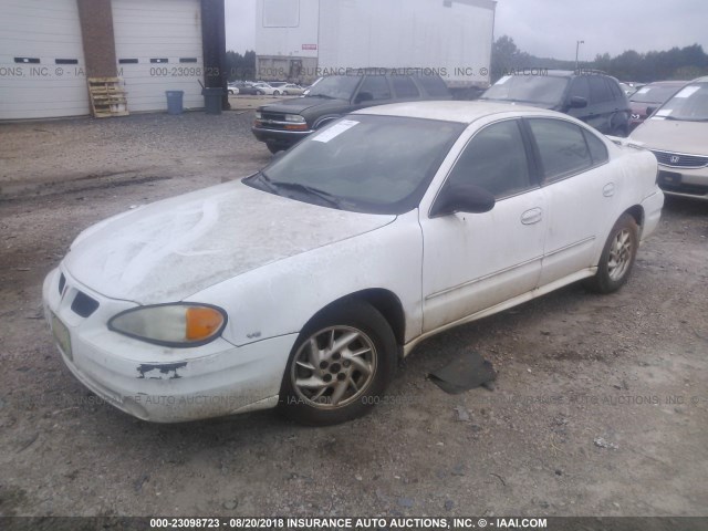 1G2NF52E94C233569 - 2004 PONTIAC GRAND AM SE1 WHITE photo 2