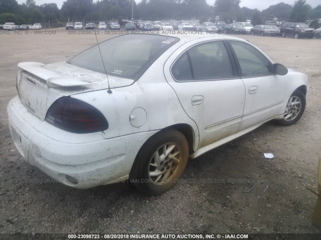 1G2NF52E94C233569 - 2004 PONTIAC GRAND AM SE1 WHITE photo 4