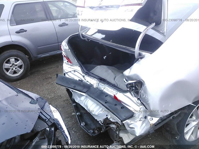 4T4BF1FK6ER358291 - 2014 TOYOTA CAMRY L/SE/LE/XLE SILVER photo 6