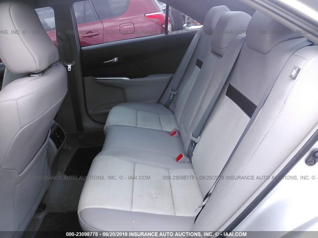 4T4BF1FK6ER358291 - 2014 TOYOTA CAMRY L/SE/LE/XLE 银色 照片 8