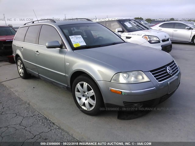 WVWWH63B03E363800 - 2003 VOLKSWAGEN PASSAT GLX GRAY photo 1