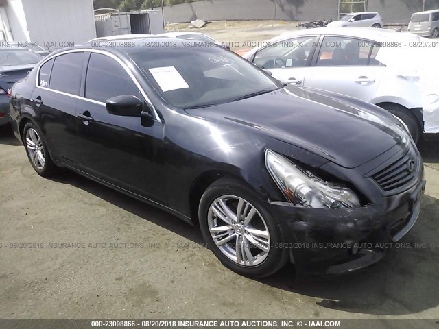 JN1DV6AP1BM604270 - 2011 INFINITI G25 JOURNEY BLACK photo 1