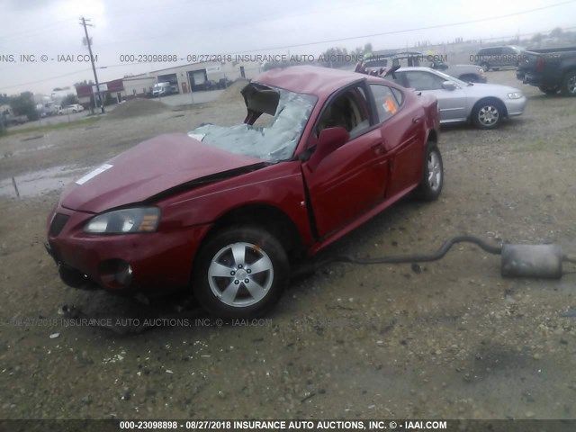 2G2WP552771192551 - 2007 PONTIAC GRAND PRIX წითელი ფოტო 2