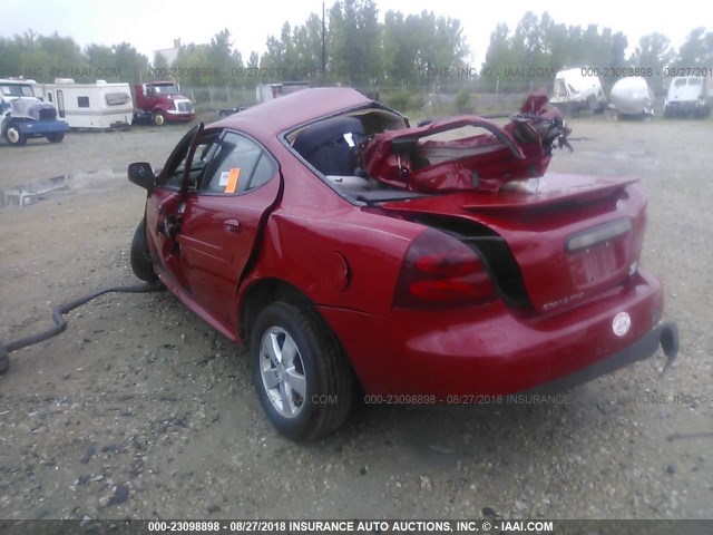 2G2WP552771192551 - 2007 PONTIAC GRAND PRIX წითელი ფოტო 3