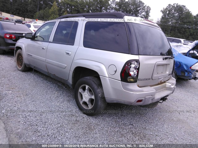 1GNET16S346158886 - 2004 CHEVROLET TRAILBLAZER EXT LS/EXT LT SILVER photo 3