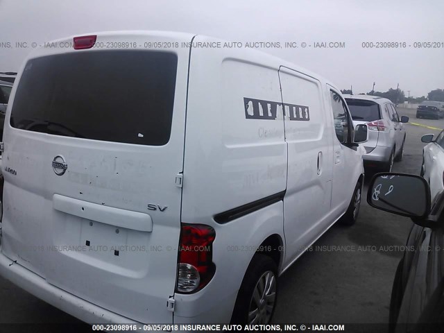 3N6CM0KN5DK690558 - 2013 NISSAN NV200 2.5S/2.5SV WHITE photo 4