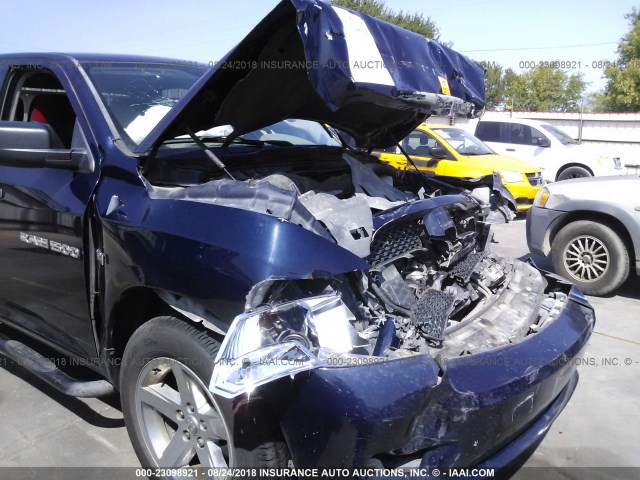 1C6RD6FT2CS157318 - 2012 DODGE RAM 1500 ST BLUE photo 6