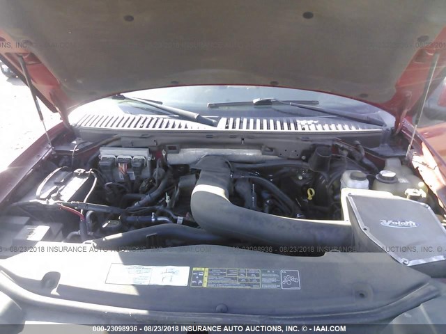 5LMFU28506LJ13392 - 2006 LINCOLN NAVIGATOR BURGUNDY photo 10