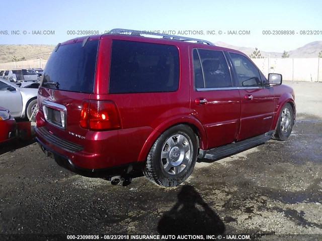 5LMFU28506LJ13392 - 2006 LINCOLN NAVIGATOR BURGUNDY photo 4