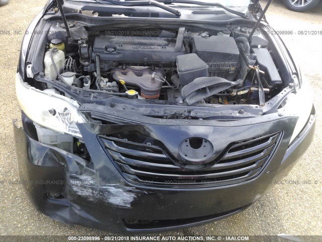 4T1BE46K88U790612 - 2008 TOYOTA CAMRY CE/LE/XLE/SE BLACK photo 10