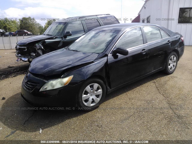 4T1BE46K88U790612 - 2008 TOYOTA CAMRY CE/LE/XLE/SE BLACK photo 2