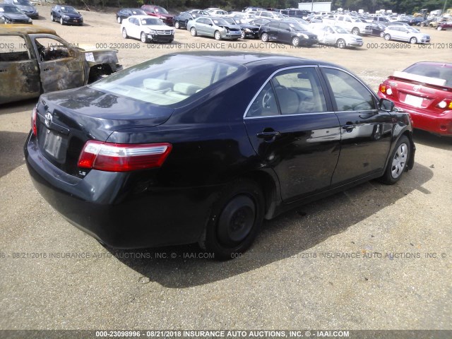 4T1BE46K88U790612 - 2008 TOYOTA CAMRY CE/LE/XLE/SE BLACK photo 4