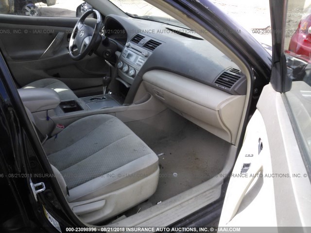 4T1BE46K88U790612 - 2008 TOYOTA CAMRY CE/LE/XLE/SE BLACK photo 5