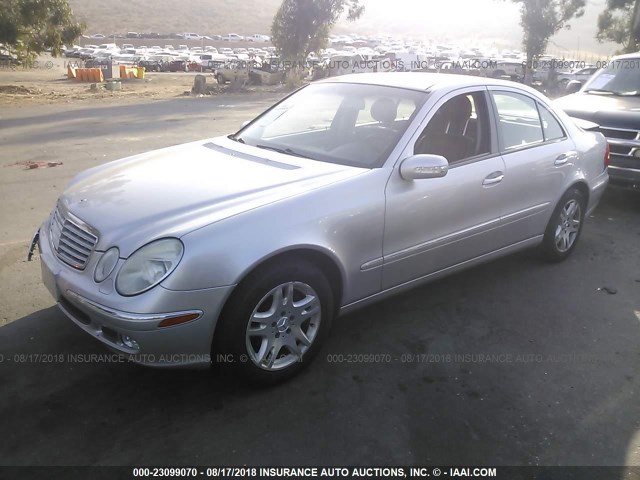 WDBUF65J23A247330 - 2003 MERCEDES-BENZ E 320 SILVER photo 2