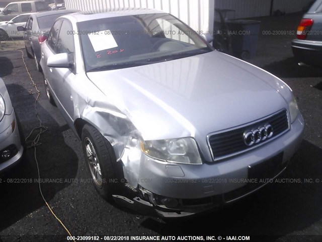 WAUJC68E73A380691 - 2003 AUDI A4 1.8T SILVER photo 6