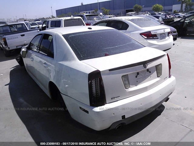 1G6DC67A360143854 - 2006 CADILLAC STS WHITE photo 3