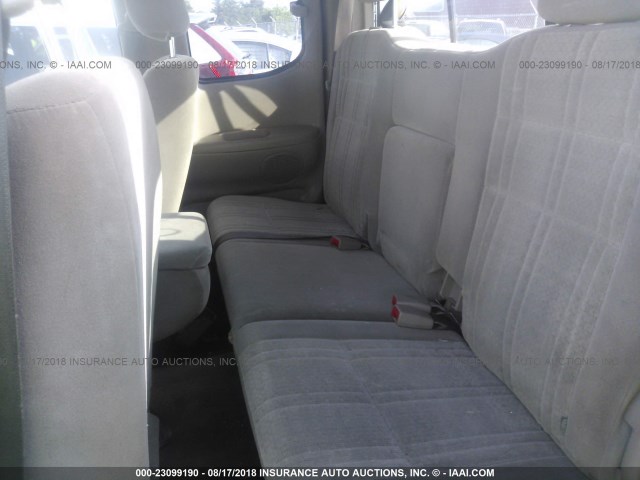 5TBRT34113S372721 - 2003 TOYOTA TUNDRA ACCESS CAB SR5 GREEN photo 8