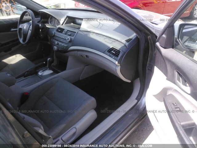 1HGCP2F33CA117044 - 2012 HONDA ACCORD LX GRAY photo 5