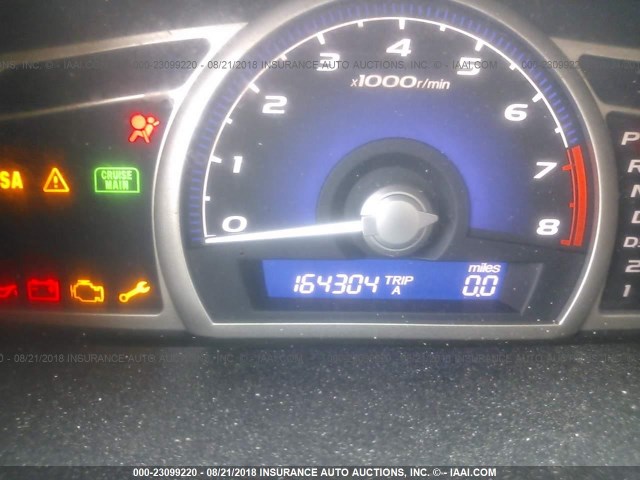 2HGFA16989H500775 - 2009 HONDA CIVIC EXL 黑色 照片 7