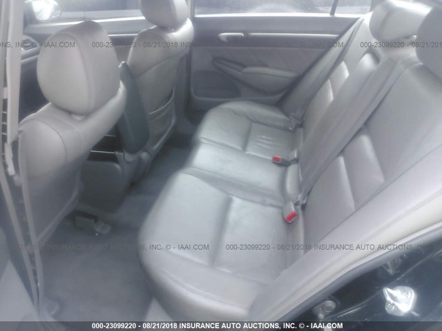 2HGFA16989H500775 - 2009 HONDA CIVIC EXL 黑色 照片 8