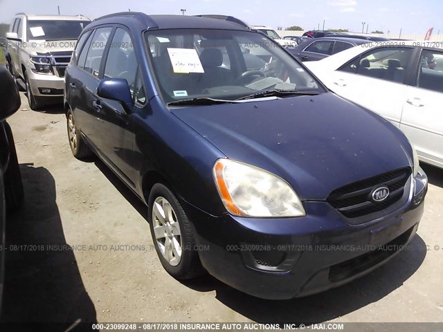 KNAFG526877105307 - 2007 KIA RONDO LX/EX BLUE photo 1