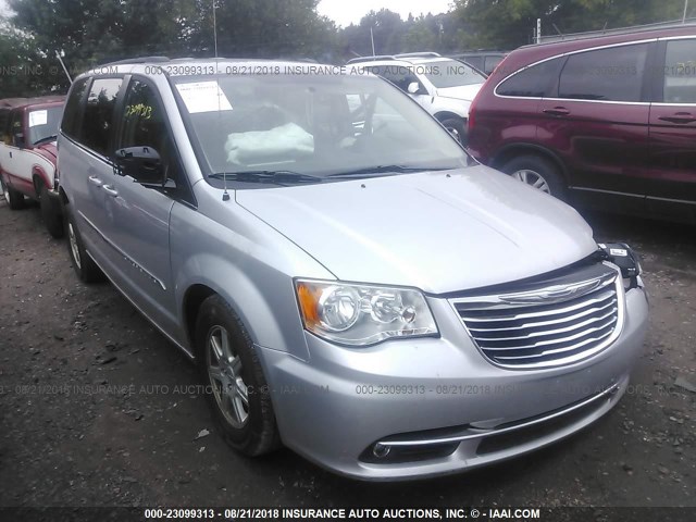 2C4RC1BGXCR286206 - 2012 CHRYSLER TOWN & COUNTRY TOURING SILVER photo 1