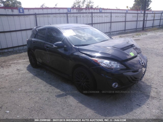 JM1BL1L37D1816456 - 2013 MAZDA SPEED 3 BLACK photo 1