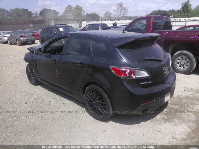 JM1BL1L37D1816456 - 2013 MAZDA SPEED 3 BLACK photo 3