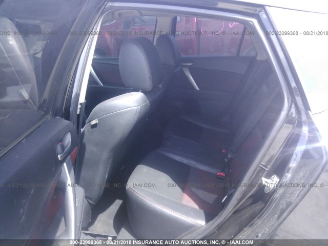 JM1BL1L37D1816456 - 2013 MAZDA SPEED 3 BLACK photo 8