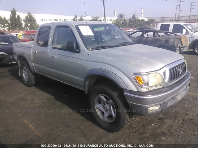 5TEGN92N54Z434031 - 2004 TOYOTA TACOMA DOUBLE CAB PRERUNNER SILVER photo 1