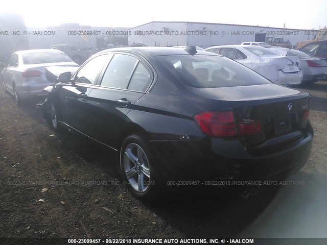 WBA3C1C52DF443784 - 2013 BMW 328 I SULEV BLACK photo 3