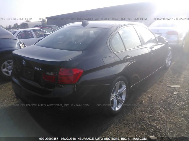 WBA3C1C52DF443784 - 2013 BMW 328 I SULEV BLACK photo 4