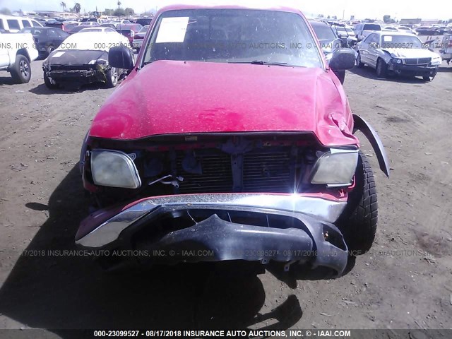 5TESN92N31Z734933 - 2001 TOYOTA TACOMA XTRACAB PRERUNNER RED photo 6