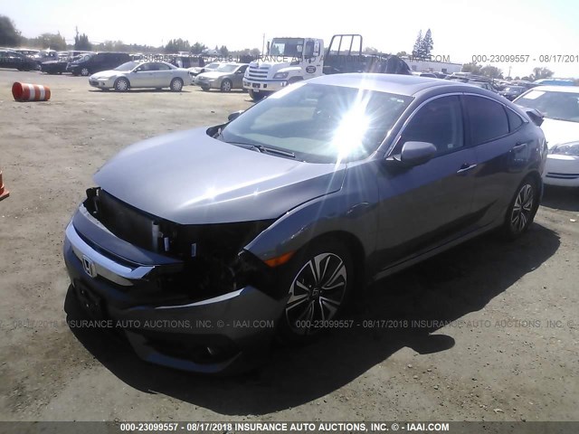 19XFC1F70HE213013 - 2017 HONDA CIVIC EXL 灰色 照片 2