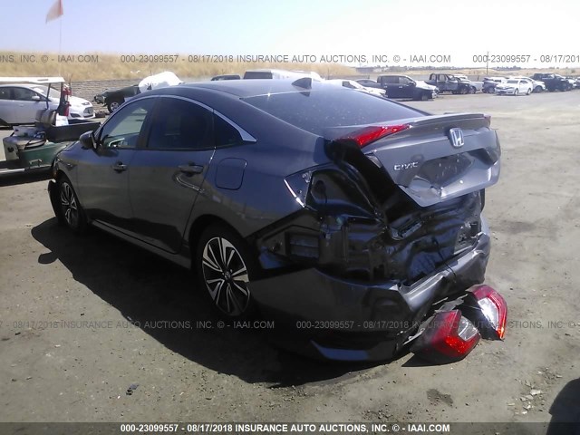 19XFC1F70HE213013 - 2017 HONDA CIVIC EXL 灰色 照片 3