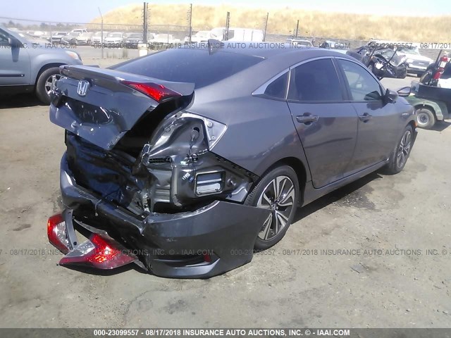 19XFC1F70HE213013 - 2017 HONDA CIVIC EXL 灰色 照片 4