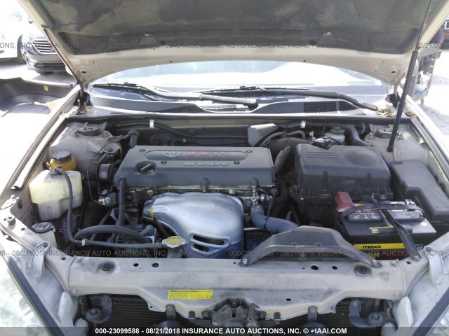 4T1BE32K22U575847 - 2002 TOYOTA CAMRY LE/XLE/SE Qızıl foto 10