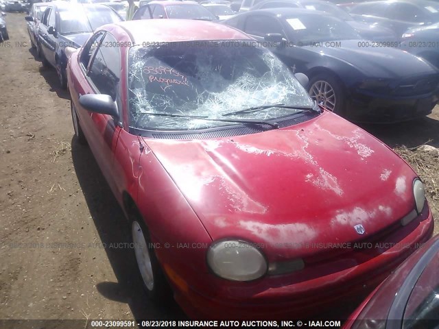 1B3ES22Y7VD145228 - 1997 DODGE NEON EX RED photo 6