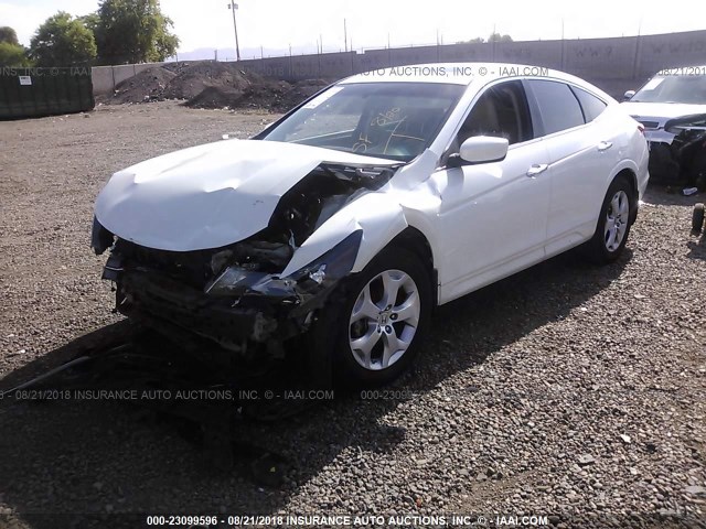 5J6TF2H59BL005801 - 2011 HONDA ACCORD CROSSTOUR EXL WHITE photo 2