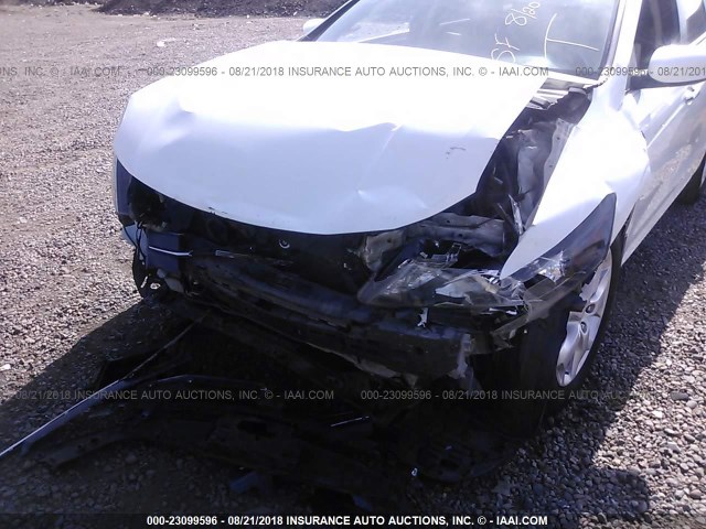 5J6TF2H59BL005801 - 2011 HONDA ACCORD CROSSTOUR EXL WHITE photo 6