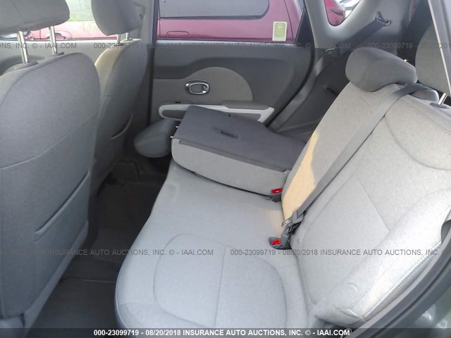 KNDJP3AE7G7017813 - 2016 KIA SOUL EV + GRAY photo 8