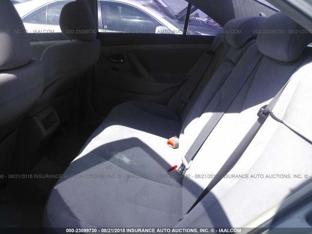 4T1BE46K69U410653 - 2009 TOYOTA CAMRY SE/LE/XLE SILVER photo 8