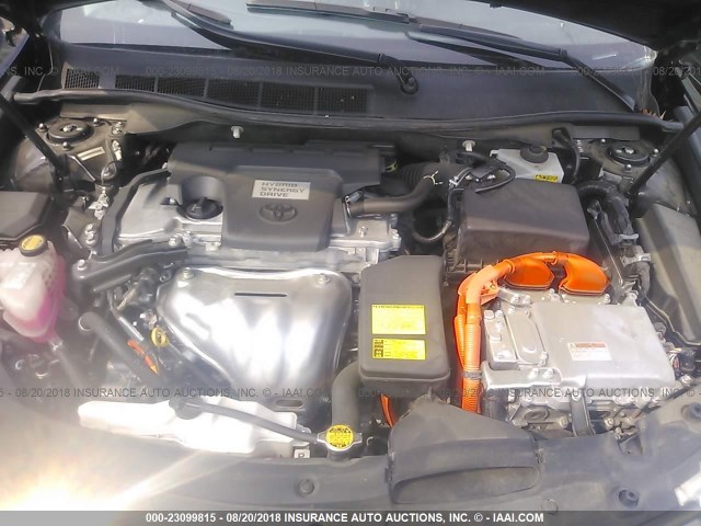 4T1BD1FK0CU021029 - 2012 TOYOTA CAMRY HYBRID/LE/XLE 黑色 照片 10