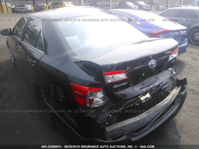 4T1BD1FK0CU021029 - 2012 TOYOTA CAMRY HYBRID/LE/XLE 黑色 照片 3